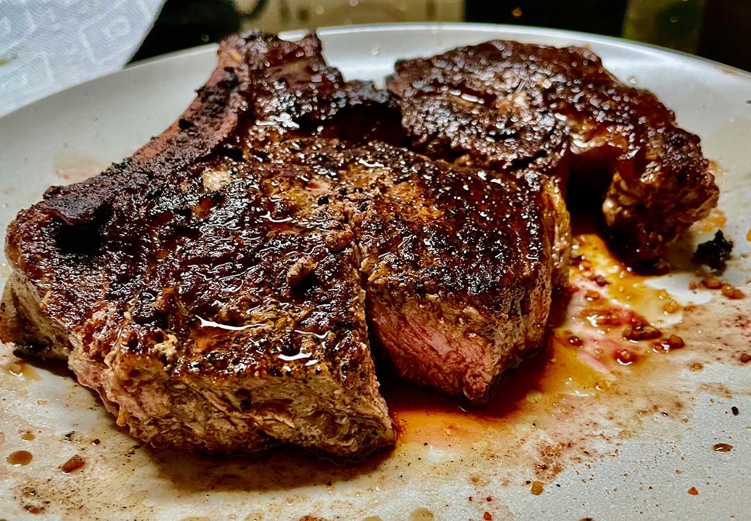 A delicious Premium Texas Beef steak.